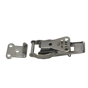 DK605 Stainless Steel Hook And Loop <b>Lock</b> For <b>Cabinet</b> Doors Self Locking Keyless Durable Industrial Design - Product Image 3