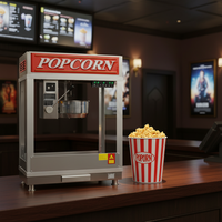 Machine à Popcorn Commerciale de Comptoir XFD avec Moteur Siemens, 220V, 5.5KW de Puissance, Bouilloire à Popcorn de 32oz, Entièrement Automatique, Haute Production, Facile à Utiliser