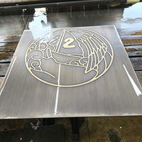 Placa de Relieve de Latón y Cobre Personalizada para Proyectos Municipales, Medallón Conmemorativo Moderno de Bronce para Plaza Pública o Fábrica