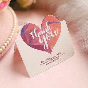 Biglietti d'Auguri Moderni a Forma di Cuore con Pittura a Olio 3D, Carta Patinata Lucida, Laminazione Eco-Friendly, per la Festa della Mamma e Regali Festivi - Product Image 6