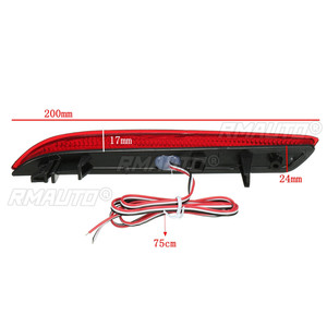 ไฟท้าย LED 24 ดวง พร้อมไฟเลี้ยว ไฟเบรก ไฟท้าย ไฟวิ่งกลางวัน DRL สำหรับ Honda CRZ CRV - Product Image 6