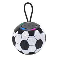 Speaker Portabel Nirkabel LED RGB Tahan Air Desain Baru Berbentuk Bola dengan Mic Terintegrasi, Waktu Putar 3-5 Jam untuk V5.3 500-1000mAh