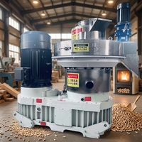 Granulateur de pellets de bois biomasse à anneau centrifuge en acier inoxydable CE 8e génération, haute productivité, pour sciure de bois et granulés de bois ronds