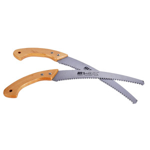 Wooden Handle Curved Saw 350mm Blade With Sheath For Gardening And Woodworking - Product Image 4