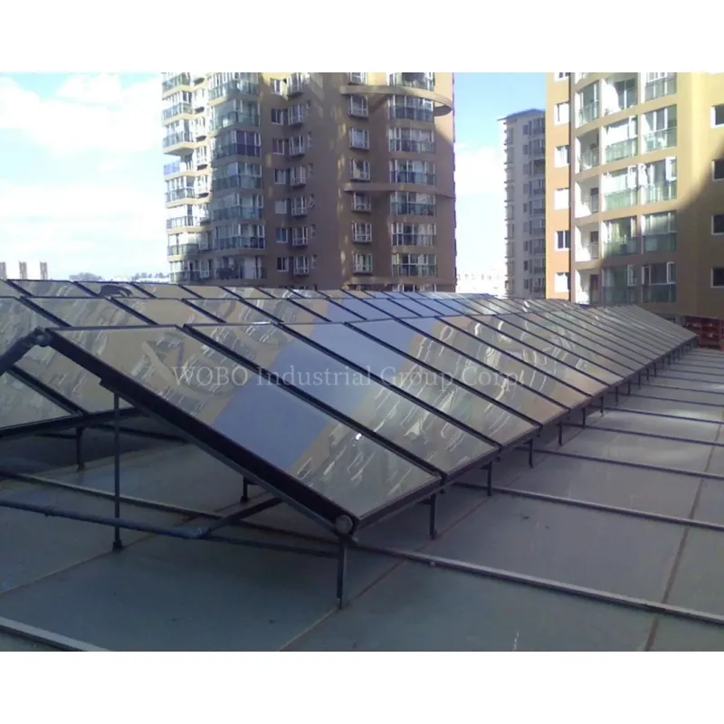 Layanan panjang kehidupan Panel kolektor panas pipa kolektor surya untuk pemanas air