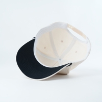 5-delige baseballcaps met geweven patches, aanpasbare stof en kleuren, baseballpet met katoenen koord, truckerpet, clubpet