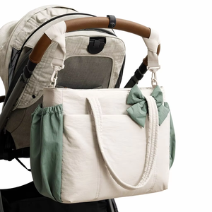 Bolsa de Mano Personalizada para Mamá, de Nailon, 26L, Acolchada, para Cochecito de Bebé, Grande, Ecológica, Impermeable, Suave - Product Image 2