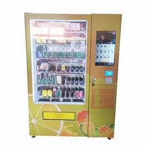 YUYANG -18 Degrees Celsius Frozen System Ice Water Beverage Elevator Outdoor Ice Vending Machine For Sale