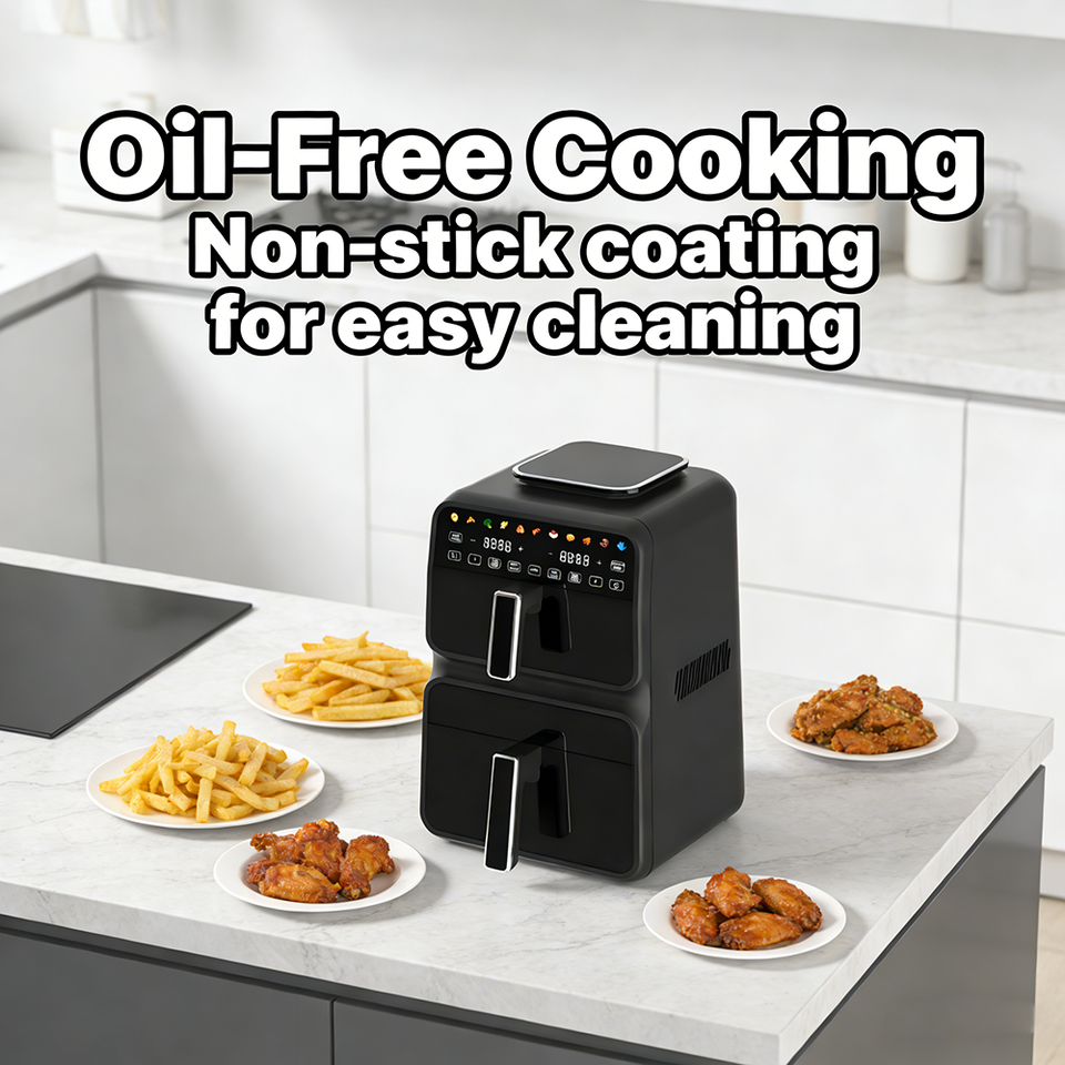 Double Basket Electric Air Fryer Classic - Image 4