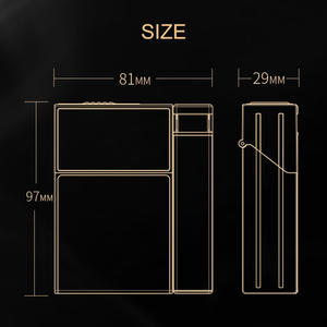 Étui à cigarettes détachable Dericsson pour 20 cigarettes, résistant à l'humidité et à la pression, design personnalisable - Product Image 6