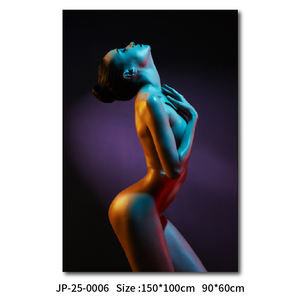 <span class=keywords><strong>Peinture</strong></span> imprimée nue féminine contemporaine Style abstrait moderne avec des sujets de portrait moyen à l'huile - Product Image 5