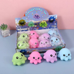 2025 Fun Flour <b>Balls</b> <b>Squeeze</b> Toy for Age 5-7 Octopus Stress Relief Pinch and Decompress with the Toy - Product Image 2