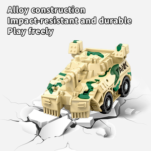 Robot transformable en métal style <span class=keywords><strong>dessin</strong></span> <span class=keywords><strong>animé</strong></span>, figurine d'action, échelle 1:64, jouet à friction, voiture, <span class=keywords><strong>camion</strong></span>, avion, char pour garçons, cadeau - Product Image 4