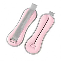 Bracelet lesté réglable antibactérien pour l'exercice et le fitness, sangle d'entraînement par la gravité avec poids de poignet en sable de fer pour femmes