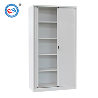Design moderne en métal de stockage en acier bureau classeur de porte de volet roulant