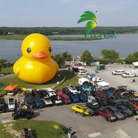 Ballon publicitaire géant en PVC en forme de canard pour événements aquatiques, décoration gonflable en forme de canard