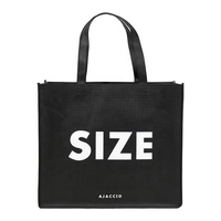 Sac fourre-tout réutilisable en non-tissé, grande taille, vente en gros, impression de votre propre logo