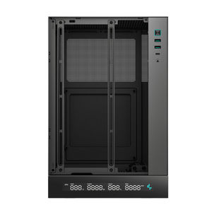 Chasis Kyushu Fengshen CH160 MicroATX de Torre Media, Aleación de Aluminio, con Manija/Pantalla Digital de 170, Ventilación de Malla Negra/Blanca, en Stock - Product Image 5