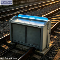 Système de console ferroviaire haute protection pour régions froides -55 ° Armoire de contrôle de température opérationnelle pour console ferroviaire