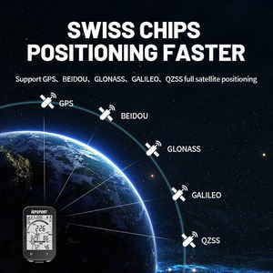 Ordinateur de vélo sans fil BSC100S avec écran LCD 2,4 pouces ANT+ Ciclismo GPS Ciclocomputador GPS pour vélos - Product Image 3