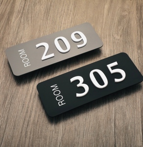 सबसे अच्छी गुणवत्ता और कम कीमत होटल अपार्टमेंट घर रिसेप्शन शौचालय दरवाजा साइनेज - Product Image 3