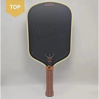 Raquette de Pickleball en Fibre de Carbone Bread Butter Loco T700 de Haute Qualité, Portable, Nid d'Abeille, pour l'Entraînement et le Divertissement des Enfants