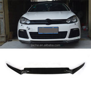 In Fibra di carbonio/FRP Spoiler Anteriore Per <span class=keywords><strong>Volkswagen</strong></span> VW <span class=keywords><strong>Golf</strong></span> 6 <span class=keywords><strong>VI</strong></span> MK6 R20 2010-2013 Testa Del Respingente chin Guardia Car Styling - Product Image 2