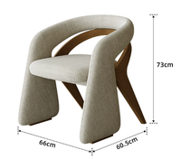 Mobilier de cafétéria, fauteuil en tissu moderne, table et chaise de café, durable pour restaurant, café, hôtel, restaurant de restauration rapide