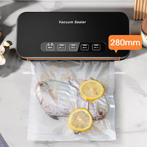 Vente chaude <span class=keywords><strong>petit</strong></span> Commercial Portable main vide alimentaire sac scellant électrique deuxième emballage sous vide rouleaux Machine pour la maison - Product Image 1