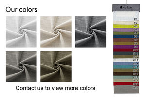 Cortinas de seda de <span class=keywords><strong>lino</strong></span> Tela de cortina Jacquard para textiles para el hogar Tela suave Oferta de <span class=keywords><strong>precio</strong></span> de mercado Muestras gratis - Product Image 2