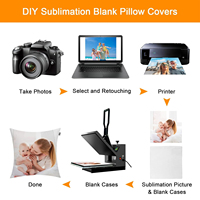 Funda de Almohada Cuadrada de Algodón Blanco Personalizada, Impresión de Diseño Favorito, Decoración del Hogar Única, Idea de Regalo Personalizado, Disponible en España
