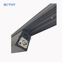 Barre de pixels LED Gothy 18x10W 4-en-1 RGB, éclairage de scène DMX, stroboscope, contrôle sonore, en alliage d'aluminium