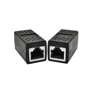 מתאם רשת מצמד RJ45 מגן 8P8C מחבר RJ45 8p8c