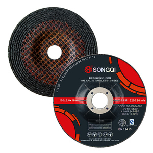 Disque de meulage abrasif SONGQI 4 pouces 100*6 mm, spécification du disque de meulage pour sol, pour métal, acier inoxydable poli - Product Image 2