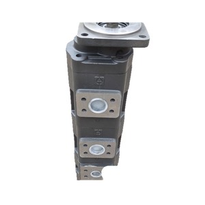 Bomba hidráulica de engranajes vertical Zhaode Hydraulics de cuatro unidades JHP2063 2050 2032 1008 para uso de refuerzo de bomba de aceite - Product Image 1