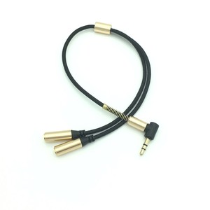 Audio Converter 3.5mm <b>Splitter</b> <b>Cable</b> Metal Plug For Headphones Laptop Phone - Product Image 4