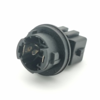 Douille de lampe de voiture scellée en PA6 de haute qualité pour usage automobile, installation fil à fil, support de base de lampe DJD021