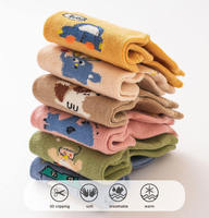 Chaussettes en coton décontractées pour bébés et tout-petits avec logo OEM, antidérapantes avec picots en caoutchouc, mignonnes, unisexes, fines, pour garçons et filles, printemps