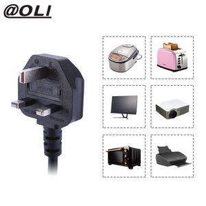 Enchufe de alimentación de alta calidad C13 UK Cable de alimentación UK PC BSI <span class=keywords><strong>ATST</strong></span> 3 PIN UK POWER Cable - Product Image 6
