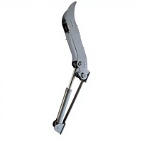 Pince hydraulique à haute résistance pour godets d'excavatrice SLN, idéale pour la manipulation de déchets, de débris, de roches et de bois.