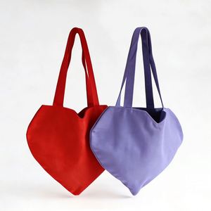 Nueva Tendencia de Moda para el Día de San Valentín, Bolso de Lona con Logotipo, Romántico, de Hombro, Portátil, Ecológico y Personalizado - Product Image 1