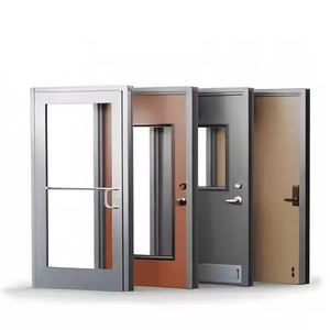 Panik <span class=keywords><strong>Bar</strong></span> ile acil yangın çıkış kapısı | Tahliye ve güvenlik yolları için yanmaz çelik kapı - Product Image 3