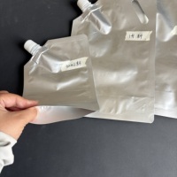 Sachet Doypack en aluminium avec bec verseur d'angle 50-2000ml, sac alimentaire liquide autoportant, anti-fuite, refermable avec bouchon à vis, impression personnalisée