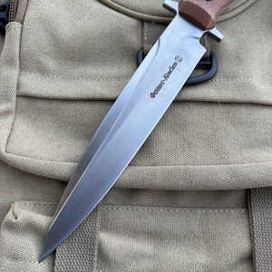 <span class=keywords><strong>Coltello</strong></span> Tattico Personalizzabile Y8 con Manico in Micarta Effetto Lino e Lama in Acciaio Inossidabile per <span class=keywords><strong>Bushcraft</strong></span> - Product Image 2