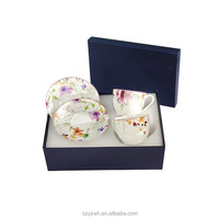 Tasses à thé de l'après-midi à fleurs créatives, banquet, banquet, tasse à café, cadeau de mariage, tasse pour couple