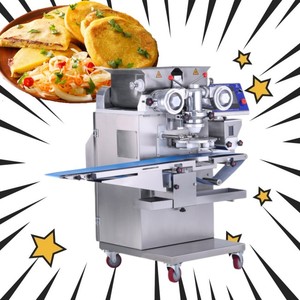 Máquina para Hacer Pupusas Salvadoreñas, Máquina para Hacer <span class=keywords><strong>Carnitas</strong></span>, Máquina para Hacer Puran Poli, Máquina Automática para Hacer Chapati Indio, Máquina para Rellenar y Formar - Product Image 2