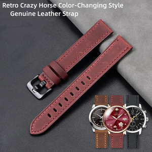 Nouveau bracelet de <span class=keywords><strong>montre</strong></span> en cuir suédé pour Tissot pour <span class=keywords><strong>Omega</strong></span>, remplace les bracelets en cuir velours avec <span class=keywords><strong>boucle</strong></span> à ardillon en métal 304 - Product Image 1