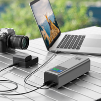 Batterie externe sans fil PD100W 20000 mAh à charge rapide haute capacité pour ordinateur portable