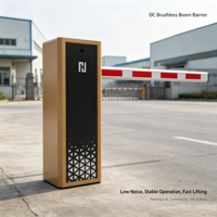 Barrera de acceso para vehículos con servomotor de aleación de aluminio y acceso RFID para estacionamiento inteligente