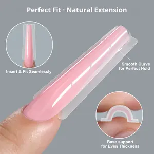 <span class=keywords><strong>Venta</strong></span> al por mayor <span class=keywords><strong>de</strong></span> <span class=keywords><strong>puntas</strong></span> <span class=keywords><strong>de</strong></span> uñas acrílicas ABS ultrafinas, sin costuras, cuadradas, estilo stiletto, tipo <span class=keywords><strong>ballet</strong></span>, con cobertura total, tipo sándwich, para extensión <span class=keywords><strong>de</strong></span> uñas. - Product Image 2